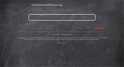 Desktop Screenshot of olympianconference.org
